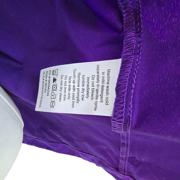 Mens Purple NFL Draft 2022 Lightweight Jacket Large Water Resistant JJ3859 - Picture 5 of 12